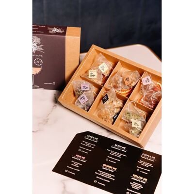 Tasting box of 12 cocktails to infuse