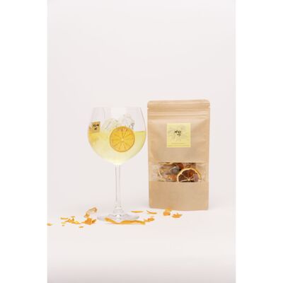 Pack of 6 cocktails to infuse, lemon, orange, ginger, turmeric