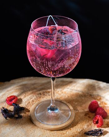 Pochette de 6 cocktails à infuser, fraise, framboise et hibiscus 4