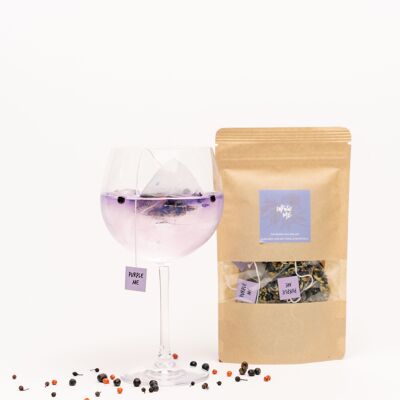Pack of 6 cocktails to infuse, pepper, flowers, juniper berry