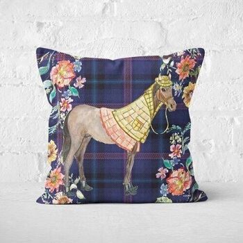 Coussin Cheval Tweed