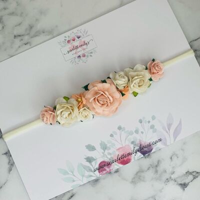 Occasion Baby - Blush, Ivory & Peach Baby Band