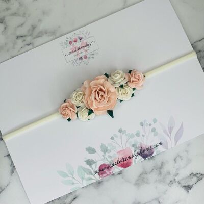 Occasion Baby - Pink & Ivory Baby Band