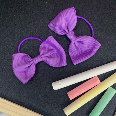 School - Ribbon Bobbles Purple