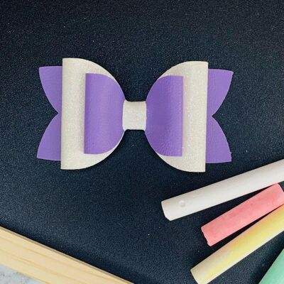 School - 3.5" Beauty Bow Lilac