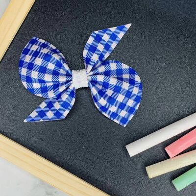 Custom - 3.5" School Bow - Pinwheel