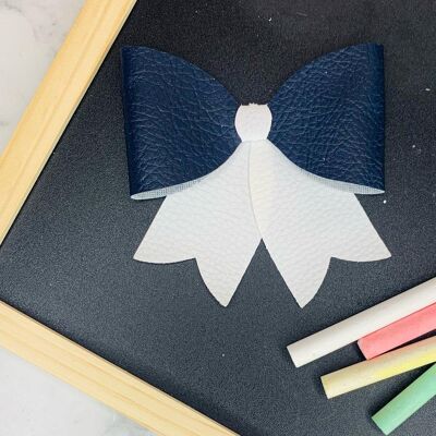 School - Statement Bow Navy - Plain