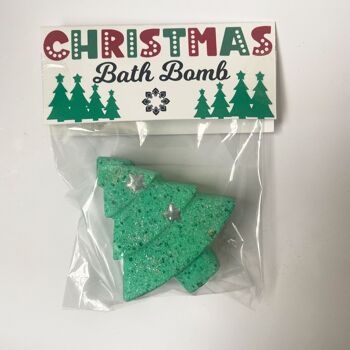 Bombe de bain sapin de Noël 2