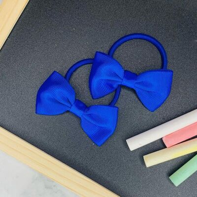 School - Ribbon Bobbles Royal Blue