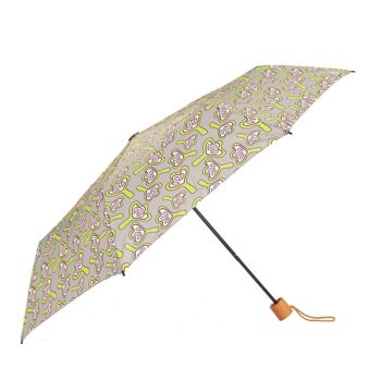 Parapluie coupe-vent en parapluie pliant Lys roses 3