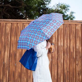 Parapluie coupe-vent en parapluie pliant Blue Coco 3