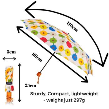 Parapluie coupe-vent en parapluie pliant léger Multi Bloom 2