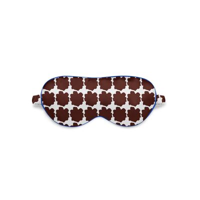 Silk Eye Mask - Blue Chocolate