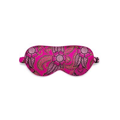 Silk Eye Mask - Pink Henna