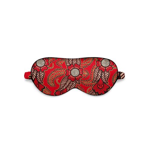 Silk Eye Mask - Red Henna