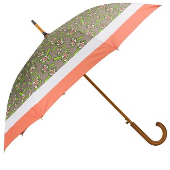 Grand parapluie dans la conception de lis de bronzage-coupe-vent 2
