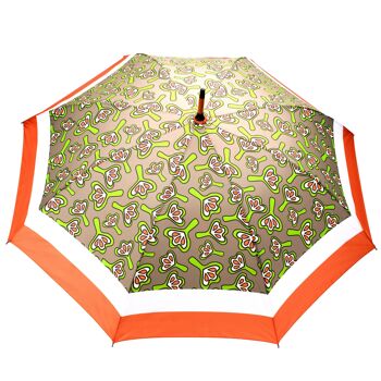 Grand parapluie dans la conception de lis de bronzage-coupe-vent 3