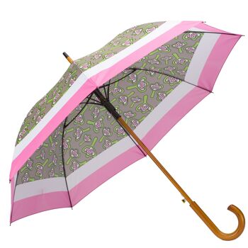 Grand Parapluie Design Lys Rose - Coupe-Vent 4