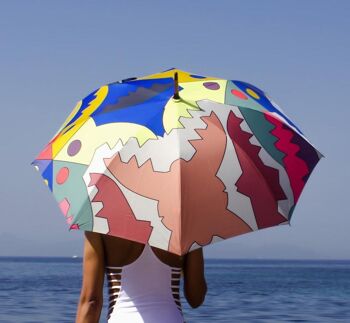 Grand parapluie au design Ada multicolore - Coupe-vent 3