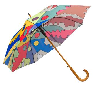 Grand parapluie au design Ada multicolore - Coupe-vent 5