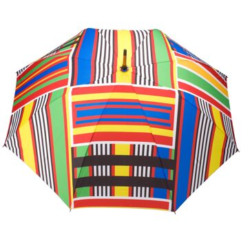 Grand Parapluie Vintage Kente - Coupe-vent 4
