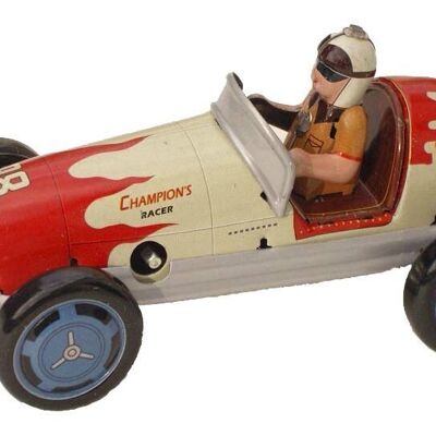 Red Race Car 14 Cm Mechanical Key - Collector's Item