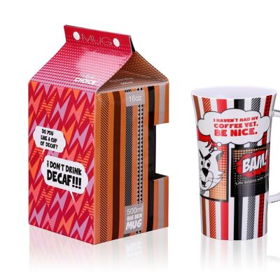 Be nice, taza de porcelana con gato 500 ml