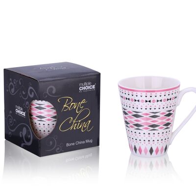 Zulu Retro,1pc Coffee Mug 380ml, Bone China 