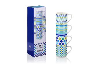 Ensemble de porcelaine 4 x Art. Tasse 360ml 3