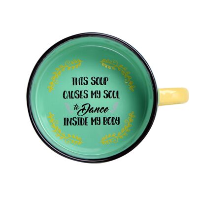 Alma danzante, taza de sopa Stonenamel