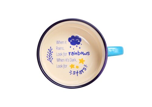 Rainbows & Stars, Stonenamel Soup Cup