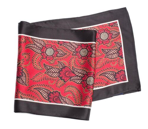 Skinny Silk Scarf - Red Henna