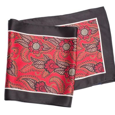 Skinny Silk Scarf - Red Henna