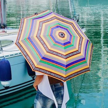 Parapluie coupe-vent en parapluie pliant Tiwa pour femme 5