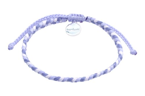 Braids armband - Lilac