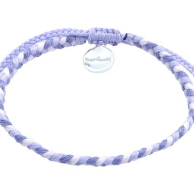 Bracciale a trecce - Lilla