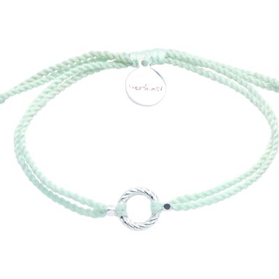 Twisted String armband - Mint