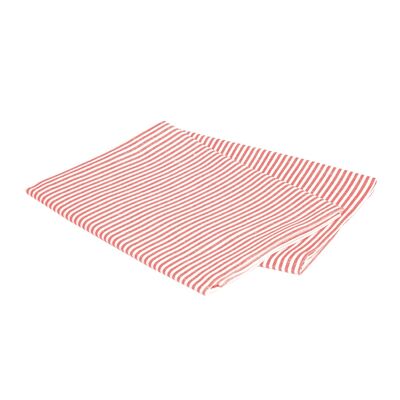 Tea towel STRIPES made of half linen, color: red