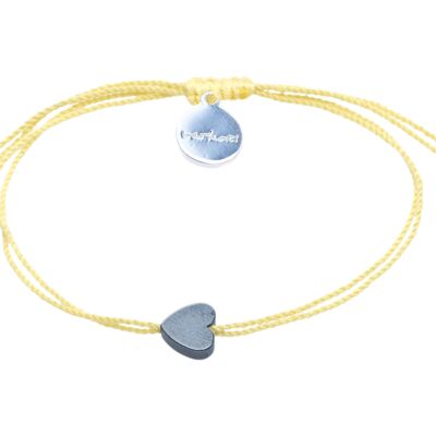 Brassard Heart Charm - Jaune Banane