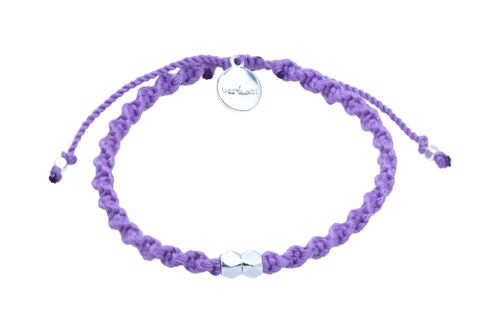 Twister armband - Purple