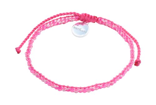 Color Beads armband - Pink