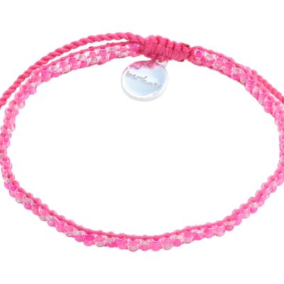 Brazalete Colour Beads - Rosa