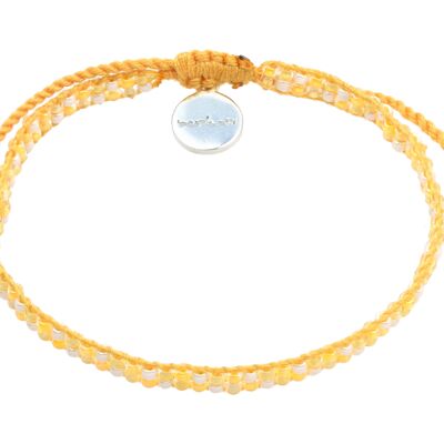 Color Beads Armband - Orange