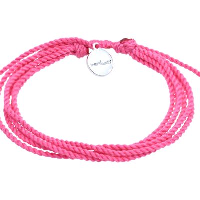 Bracciale per corde - Rosa