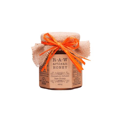 Cinnamon Infused Raw Honey - 220g
