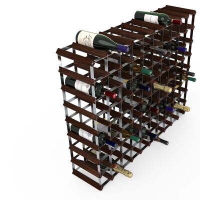 90 Bottle Wine Rack - Dark Pine
