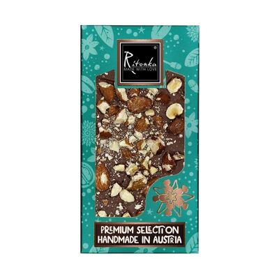 Premium milk chocolate nut mix