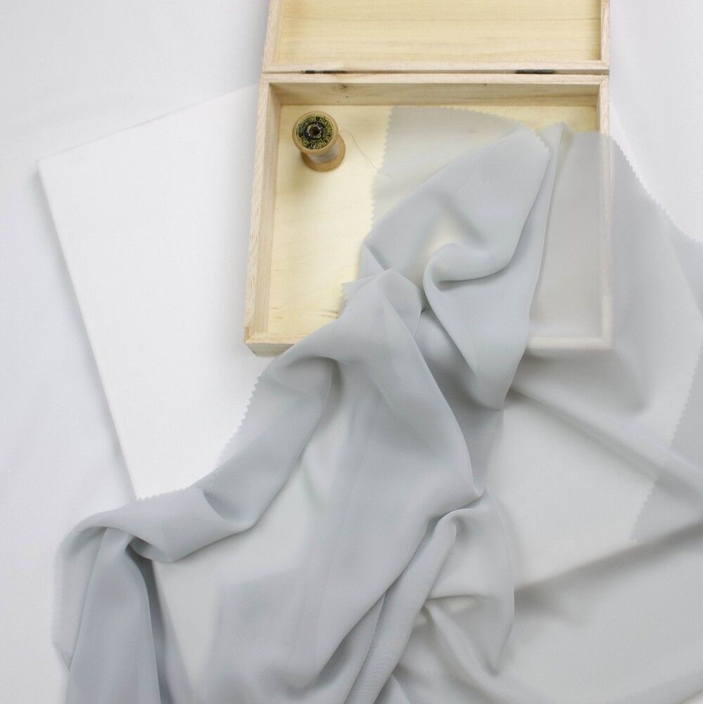 Tessuto chiffon grigio chiffon