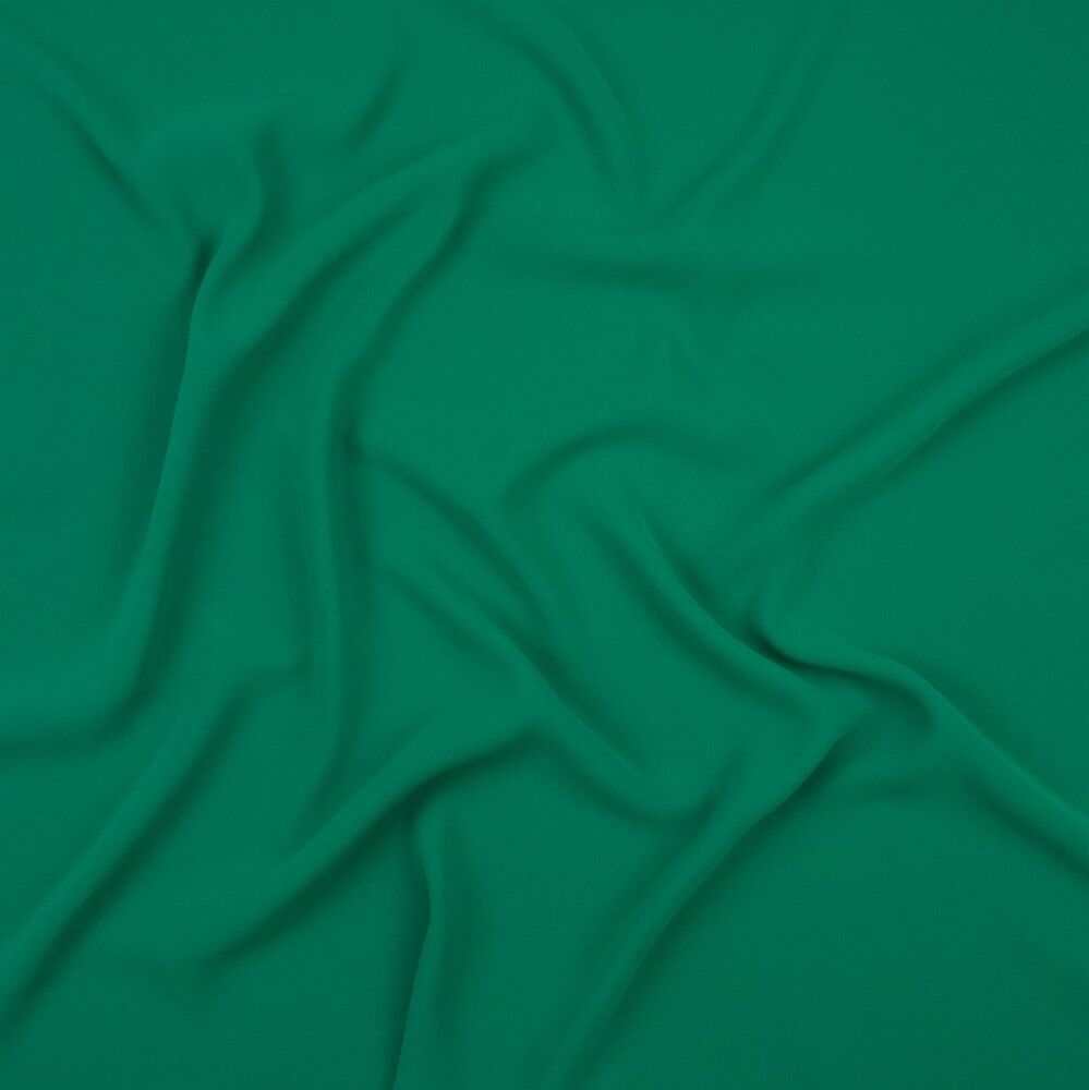 Andalusiengrüner Twist-Crpe-Stoff