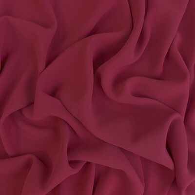 Garnet twist crepe fabric